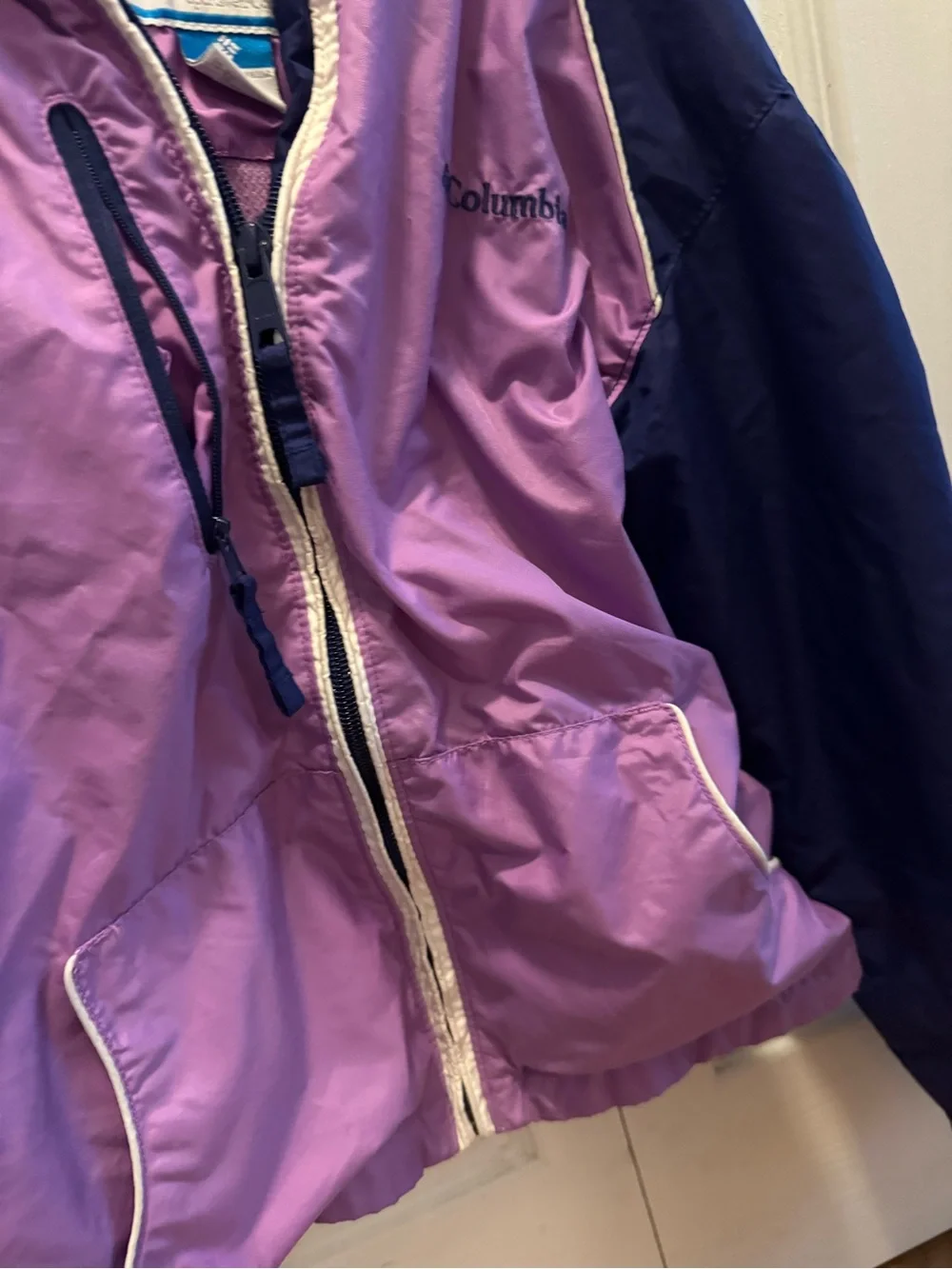 Girls Columbia Purple Rain Jacket Size 10/12